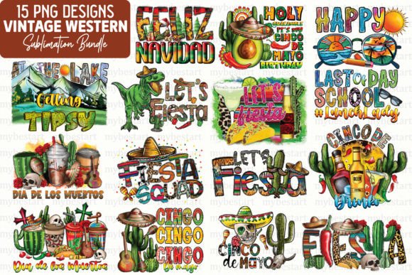 Download Vintage Western Sublimation Bundle - Premium Resources
