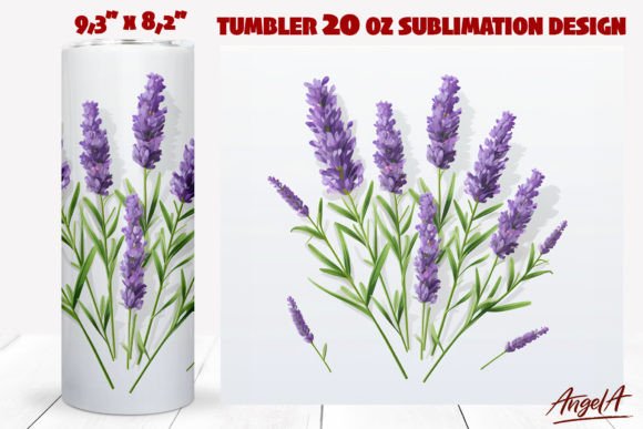 Download 3D Flower Tumbler Wrap / Purple Lavender - Flower tumbler Collection