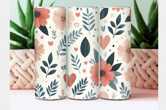 Download Flower Tumbler Wrap - Flower tumbler Collection