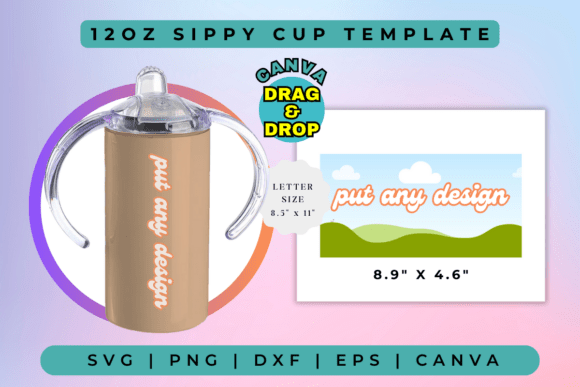 Download 12oz Sippy Cup Template - Premium Resources