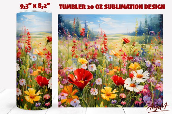Download Flower Tumbler Wrap Daisy, Poppy Flowers - Flower tumbler Collection