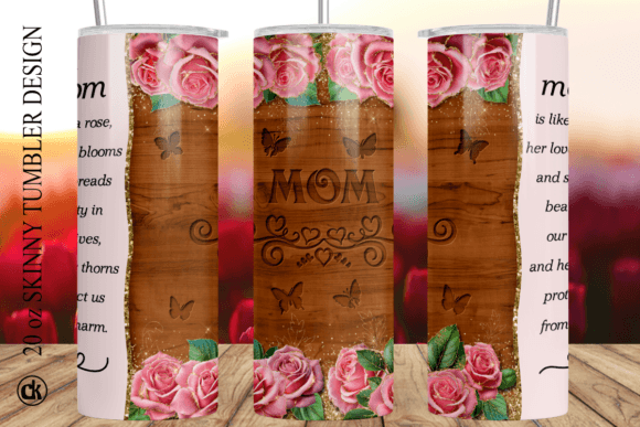 Download Mom and Roses 20oz Skinny Tumbler - Skinny tumbler Collection