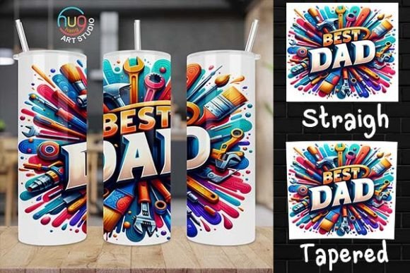 Download Best Dad Ever 20oz Skinny Tumbler, Tool - Premium Resources